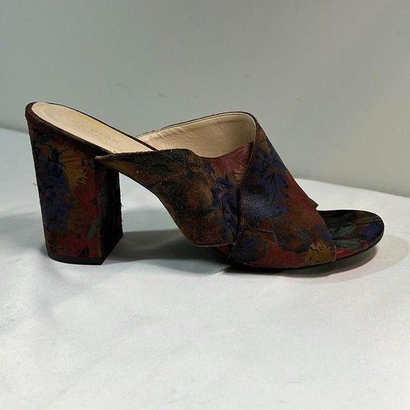 Cole Haan Gabby Floral Cross Over Strap Block Heel Sandal 9.5 - Picture 5 of 8